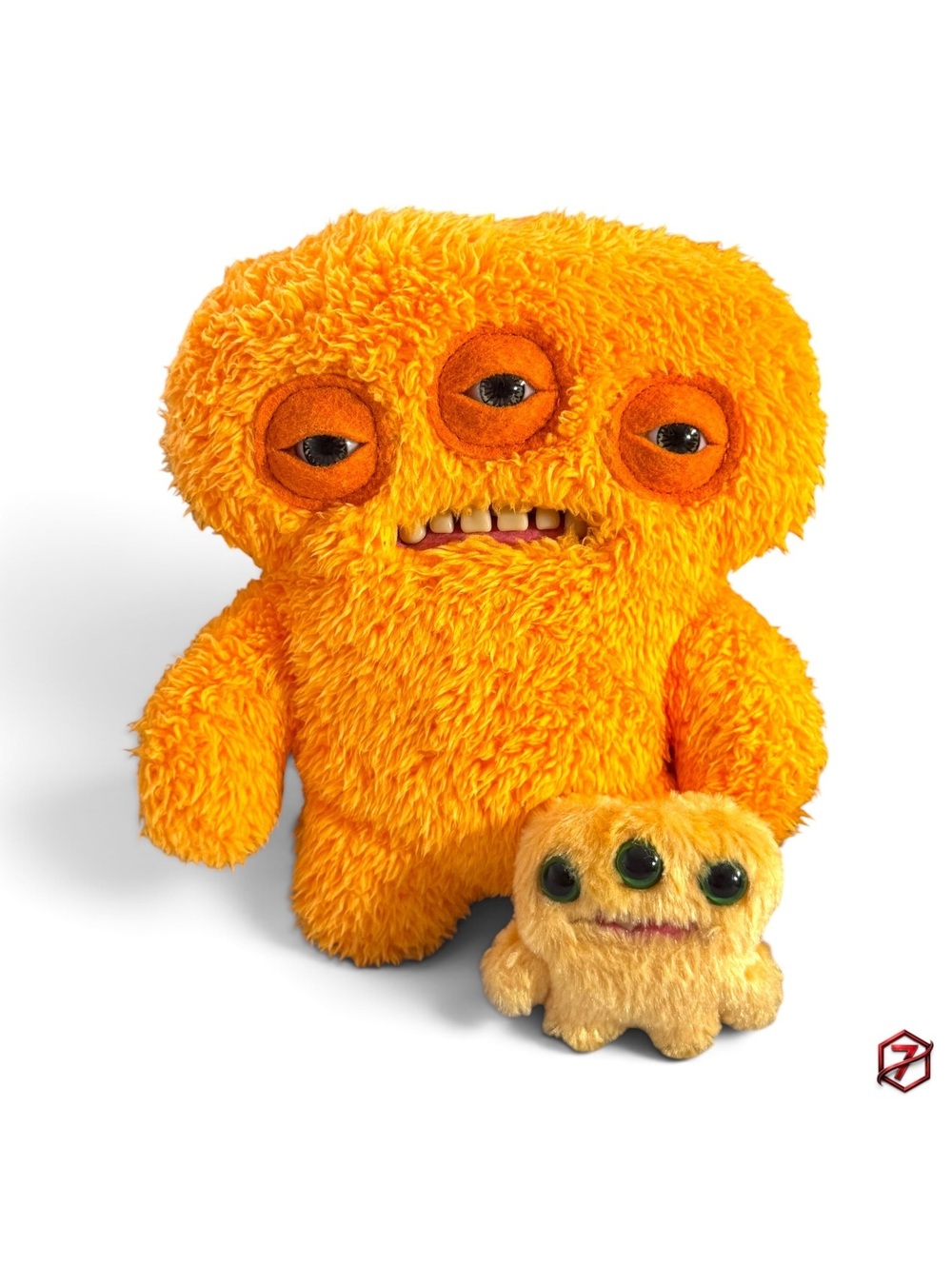 Fuggler Mini Rascals Annoyed Alien Orange 9in Plush + Baby ZURU Double Trouble